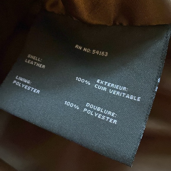 Pink leather jacket - Picture 3 of 4